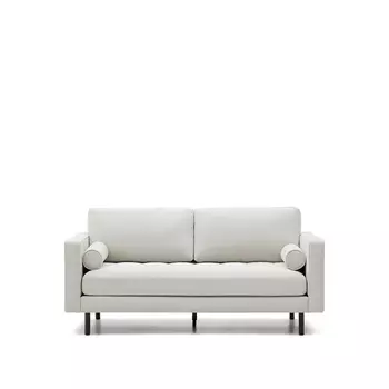 Debra 2-местный диван из перламутровой синели с ножками цвета венге