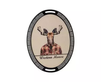 Декор настенный Блюдо олень 35х6х52см