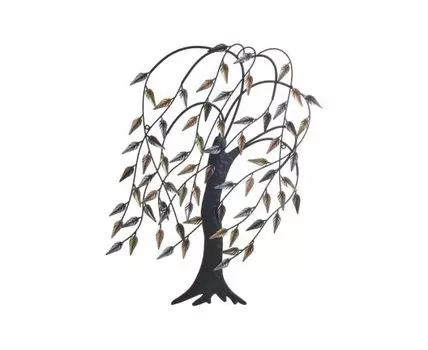 Декор настенный tree (золотистый, черный, 50)