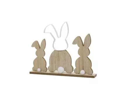 Декорация Easter Rabbits (Бежевый, 4)