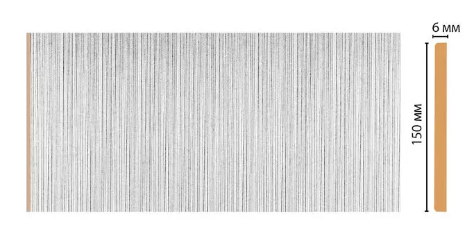Декоративная панель DECOMASTER G15-19 (150*6*2400мм)