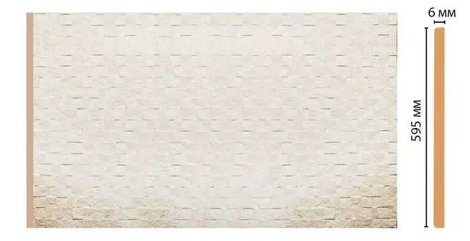 Декоративная панель DECOMASTER R60-22 (595*4*2400мм)