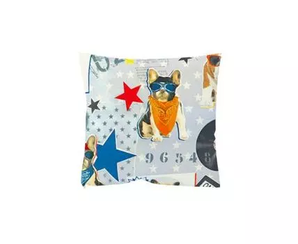 Декоративная подушка Бульдоги (мультиколор, 40)