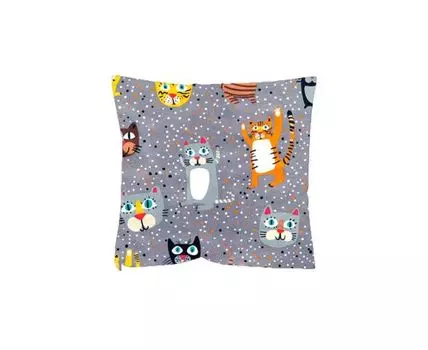 Декоративная подушка Cats (мультиколор, 40)