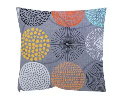 Декоративная подушка Рингс (Серый)