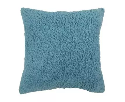 Декоративная подушка Шерпа (18, 45, Синий, 45)