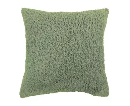 Декоративная подушка Шерпа (18, 45, Зеленый, 45)