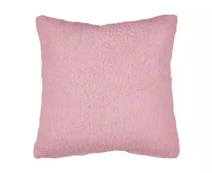 Декоративная подушка Шерпа (40, 18, Розовый, 40)