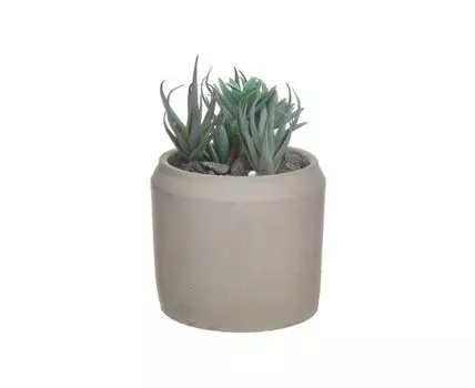 Декоративный цветок (серый, зеленый)