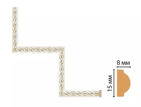 Декоративный угловой элемент DECOMASTER 130-1-40 (200*200мм)