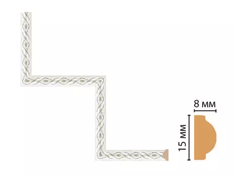 Декоративный угловой элемент DECOMASTER 130-1-42 (200*200мм)