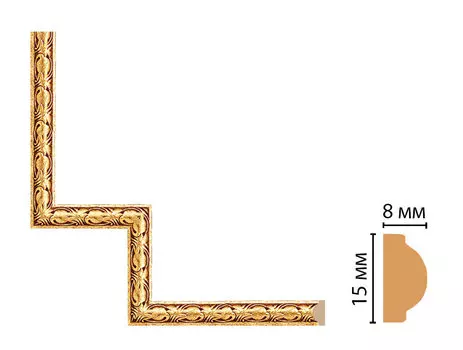 Декоративный угловой элемент DECOMASTER 130C-1-683 (200*200мм)