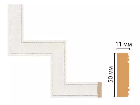 Декоративный угловой элемент DECOMASTER 156-1-7D (300*300мм)
