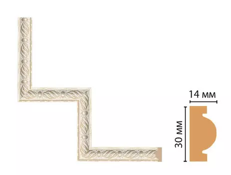 Декоративный угловой элемент DECOMASTER 157-1-18 (300*300мм)
