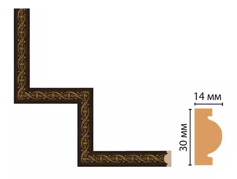 Декоративный угловой элемент DECOMASTER 157-1-1 (300*300мм)