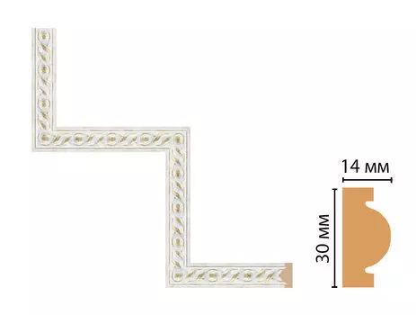 Декоративный угловой элемент DECOMASTER 157-1-40 (300*300мм)