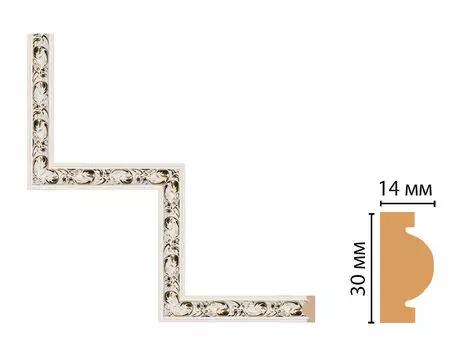 Декоративный угловой элемент DECOMASTER 157-1-54 (300*300мм)