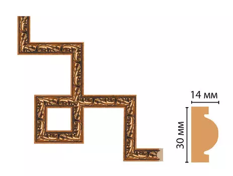 Декоративный угловой элемент DECOMASTER 157-3-1223 (300*300мм)