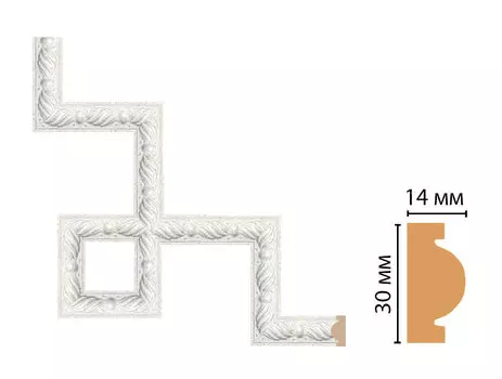 Декоративный угловой элемент DECOMASTER 157-3-20 (300*300мм)
