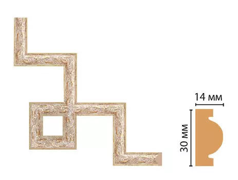 Декоративный угловой элемент DECOMASTER 157-3-553 (300*300мм)