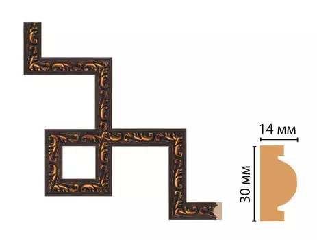 Декоративный угловой элемент DECOMASTER 157-3-966 (300*300мм)