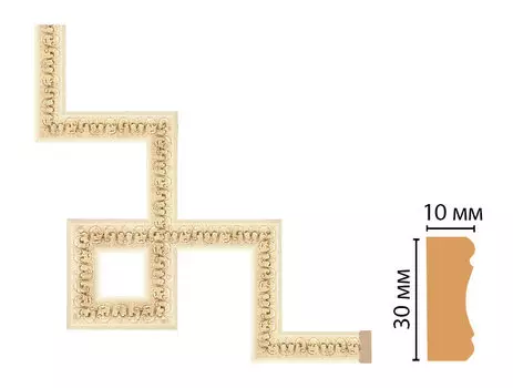 Декоративный угловой элемент DECOMASTER 165-3-1028 (300*300мм)