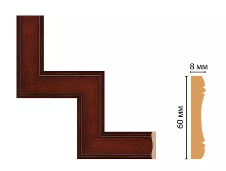 Декоративный угловой элемент DECOMASTER 185-1-52 (300*300мм)