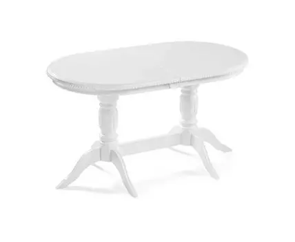 Деревянный стол Эритрин белый (черный, белый, 110)