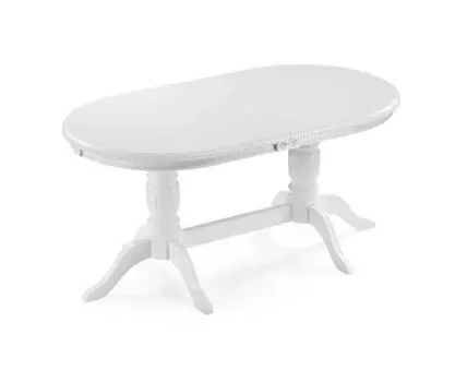 Деревянный стол Эвклаз белый (натуральный, белый, 80)