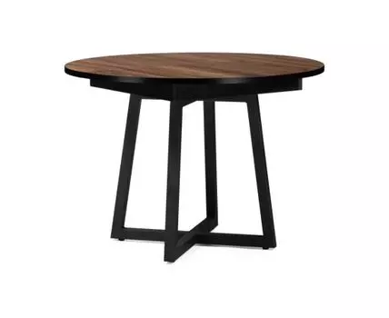 Деревянный стол Регна дерево / черный (Серый)