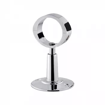 Держатель для полотенцесушителя Point PN00010 разъемный с кольцом 1, хром