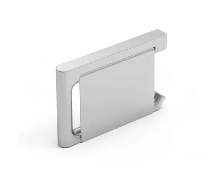 Держатель для туалетной бумаги с крышкой CUT100 (хром)