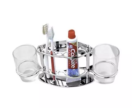 Держатель для зубных щеток Haiba HB101, хром