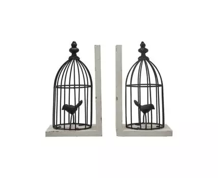 Держатели для книг Птичка в клетке