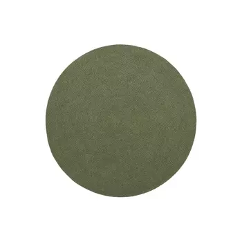 Despas Зеленый круглый ковер из синтетических волокон