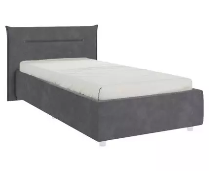 Детская кровать Альба (89,5 / 105, 214, Без дна короба для белья, Односпальные, Одноярусные, Серый, 116 / 189)