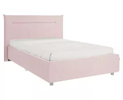 Детская кровать Альба (89,5 / 105, 214, Без дна короба для белья, Односпальные, Полутороспальные, Розовый, 116 / 189)
