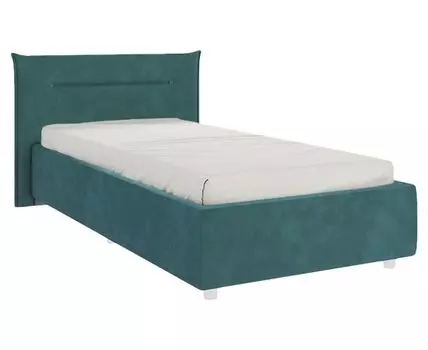 Детская кровать Альба (89,5 / 105, 214, Без дна короба для белья, Односпальные, Одноярусные, Зеленый, 116 / 189)