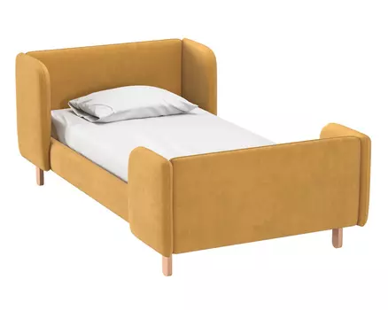 Детская кровать Анджи 80 Velvet Yellow