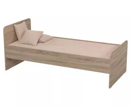 Детская кровать Блоссом (66, 164,2, Односпальные, Одноярусные, Светлое дерево, 74,2)