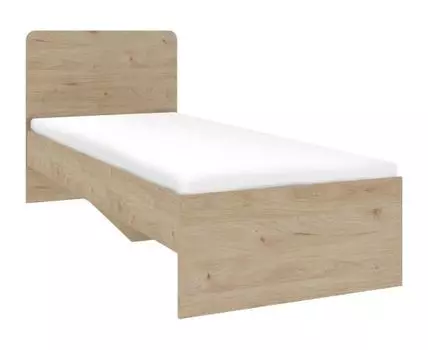 Детская кровать Калейдоскоп (89.3, 203.2, Односпальные, Одноярусные, Светлое дерево, 84.2)