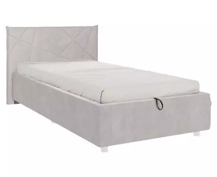 Детская кровать Квест (89,5 / 105, 214, С дном короба для белья, Односпальные, Одноярусные, Серый, 116 / 148)