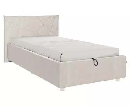 Детская кровать Квест (89,5 / 105, 214, С дном короба для белья, Односпальные, Одноярусные, Бежевый, 116 / 148)