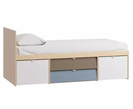Детская кровать Лесли-1 Gene Plywood Sky