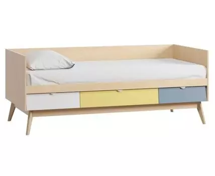 Детская кровать Лесли-3 Plywood Mustard