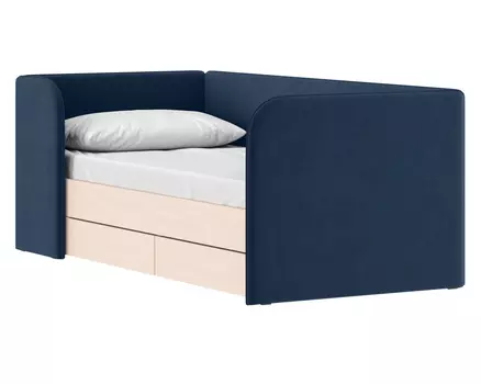 Детская кровать Модди 90 Velvet Navy Blue
