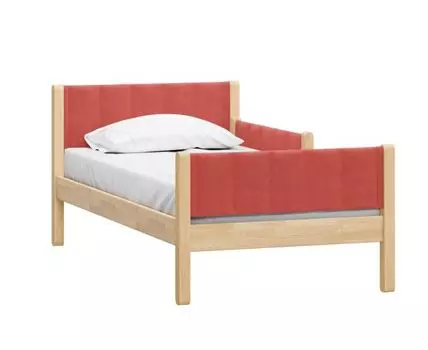 Детская кровать Обри-1 80 Velvet Red