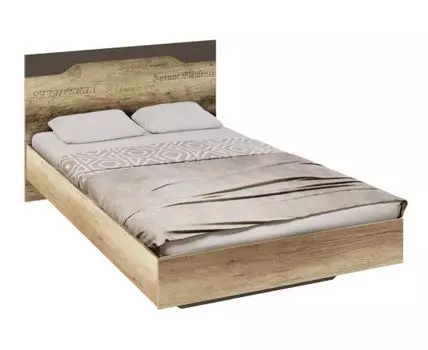 Детская кровать Пилигрим (86.8, 203.6, Односпальные, Одноярусные, Светлое дерево, 125)