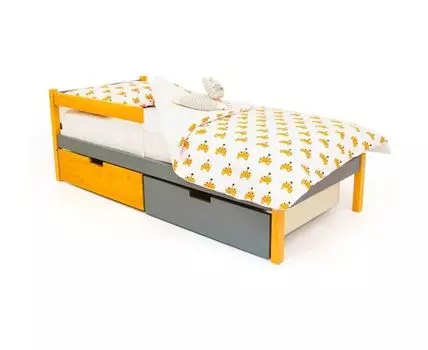 Детская кровать Svogen classic дерево-графит (Серый)