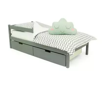 Детская кровать Svogen classic графит (Серый)